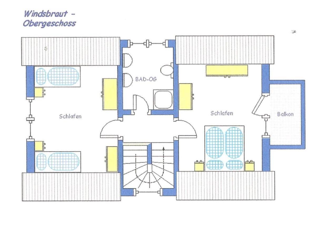 Villa Reetdachhaus Windsbraut Breege Exterior foto
